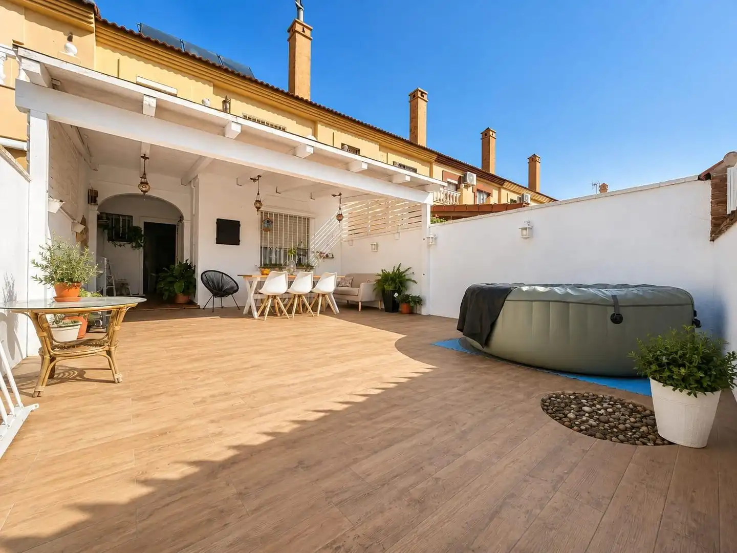 Terraza de Casa adosada en venta en Los Barrios