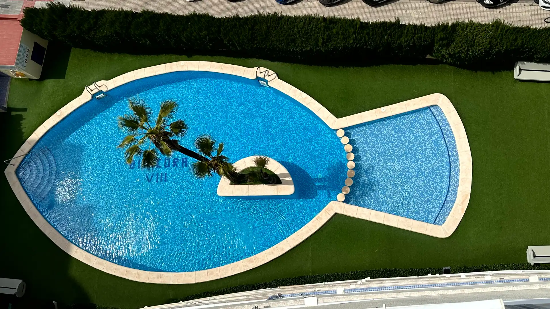 Piscina de Apartamento de alquiler en Gandia con Aire acondicionado, Calefacción y Terraza