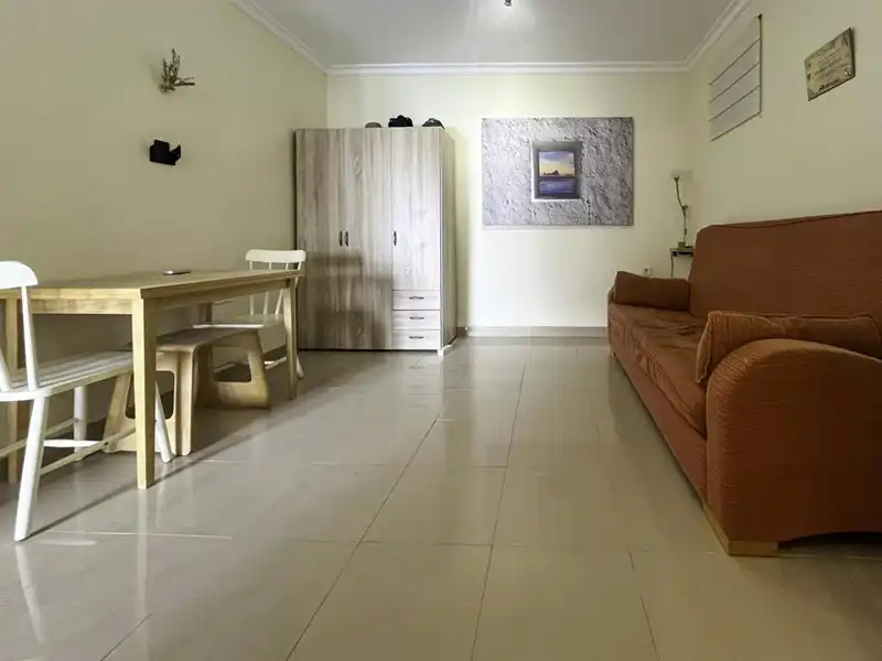 Sala d'estar de Estudi en venda en Torrenueva Costa amb Aire condicionat, Moblat i Balcó