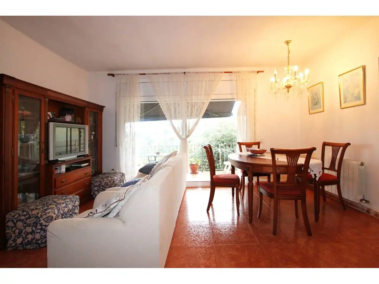 Sala d'estar de Casa o xalet en venda en Lloret de Mar amb Calefacció, Jardí privat i Terrassa