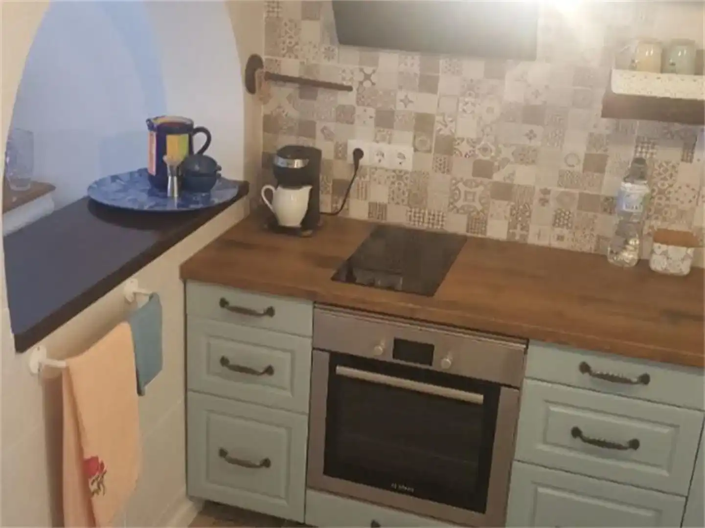 Cocina de Casa adosada de alquiler en Pueblo Acantilado - Lanuza
