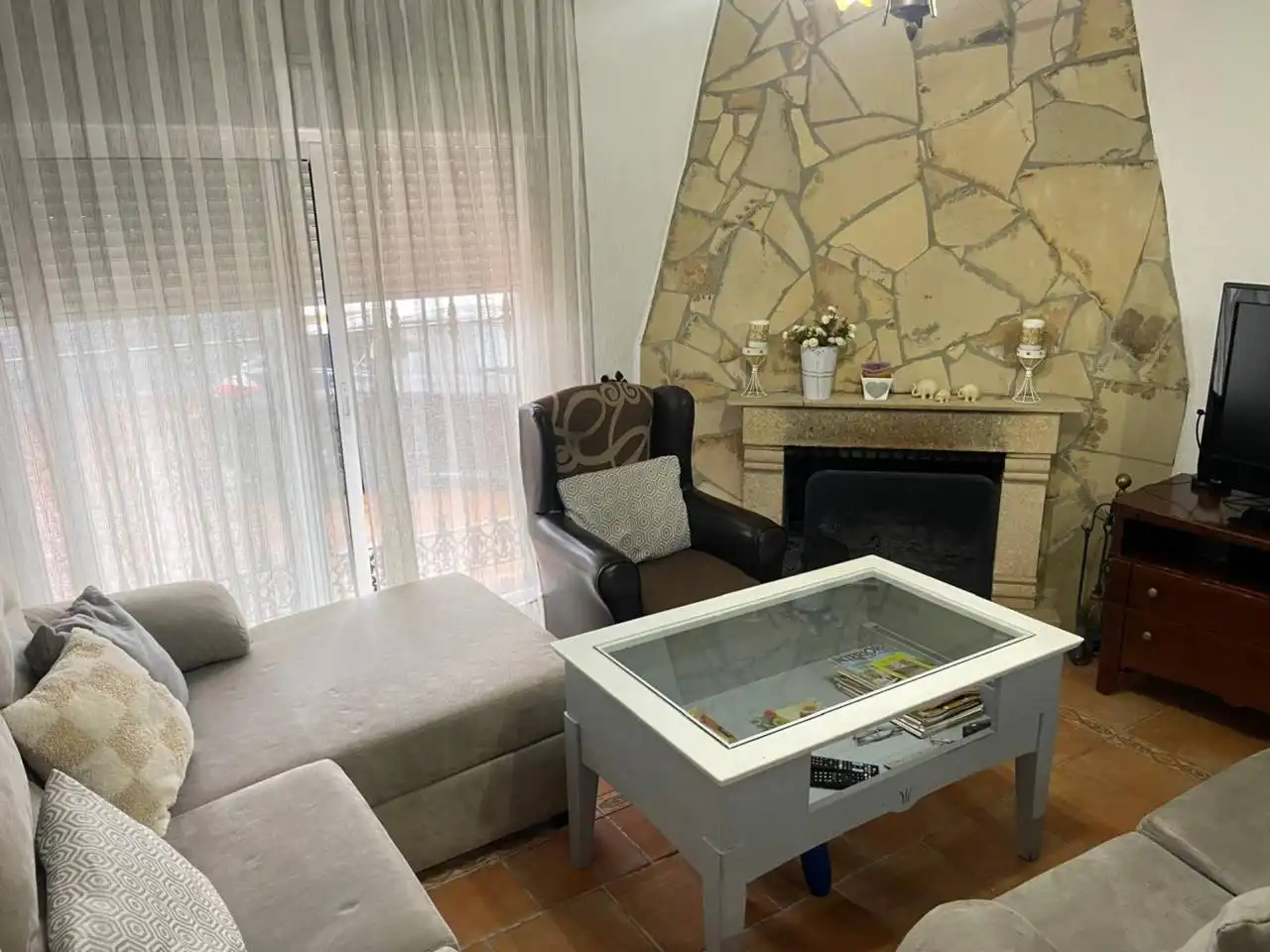 Sala d'estar de Casa o xalet en venda en Chiclana de la Frontera amb Aire condicionat