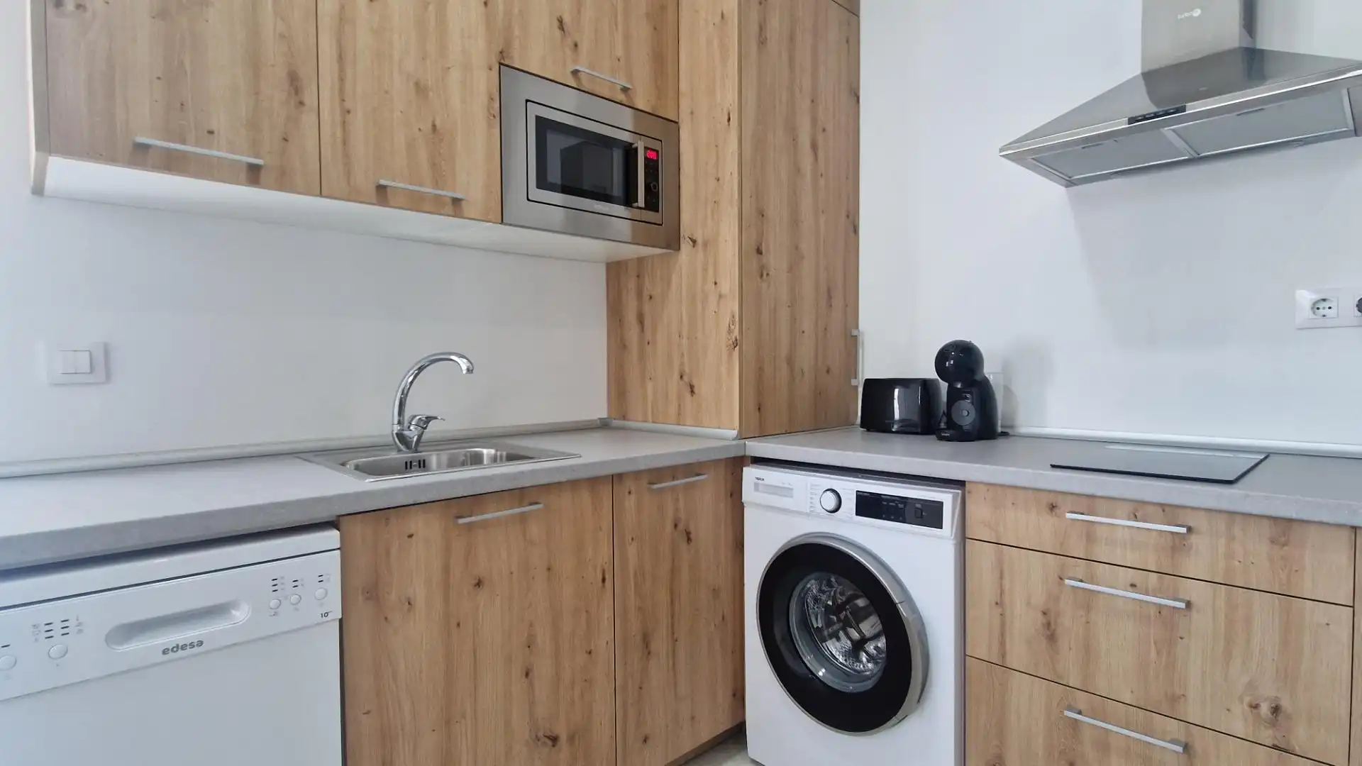 Küche von Wohnung zur Miete in Jerez de la Frontera mit Klimaanlage und Möbliert