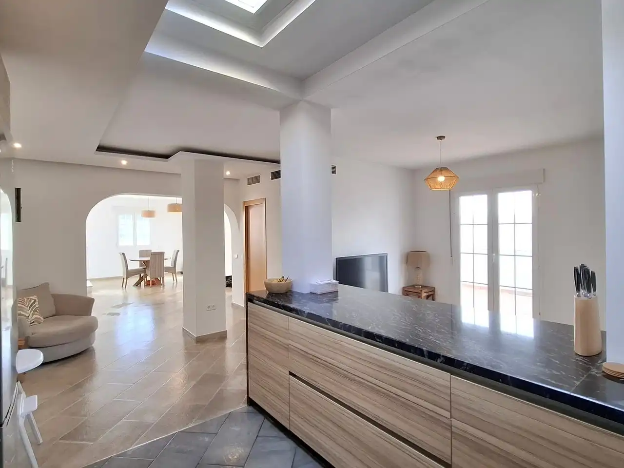 Küche von Einfamilien-Reihenhaus zum Verkauf in Huércal-Overa mit Klimaanlage und Terrasse