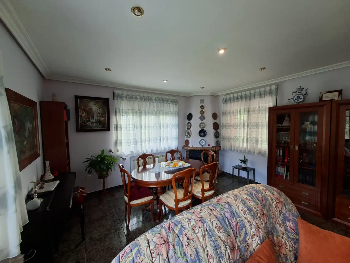 Dining room of Houses for sale in Soto del Barco  with Heating, Private garden and Parquet flooring