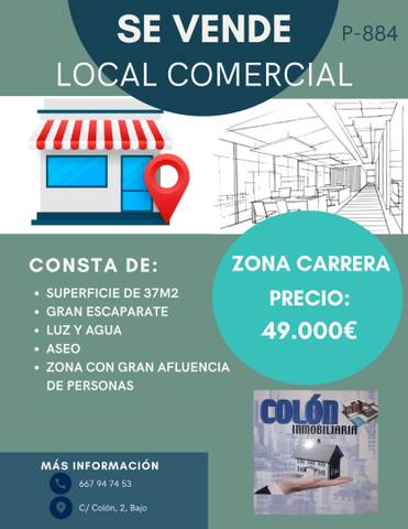 Local comercial en Venta en Martos