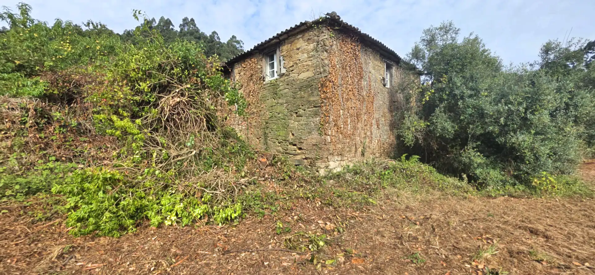 Vista exterior de Finca rústica en venda en Valdoviño amb Jardí privat