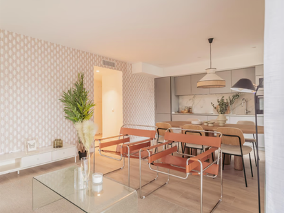 Dining room of Flat for sale in  Barcelona Capital  with Balcony and Community pool