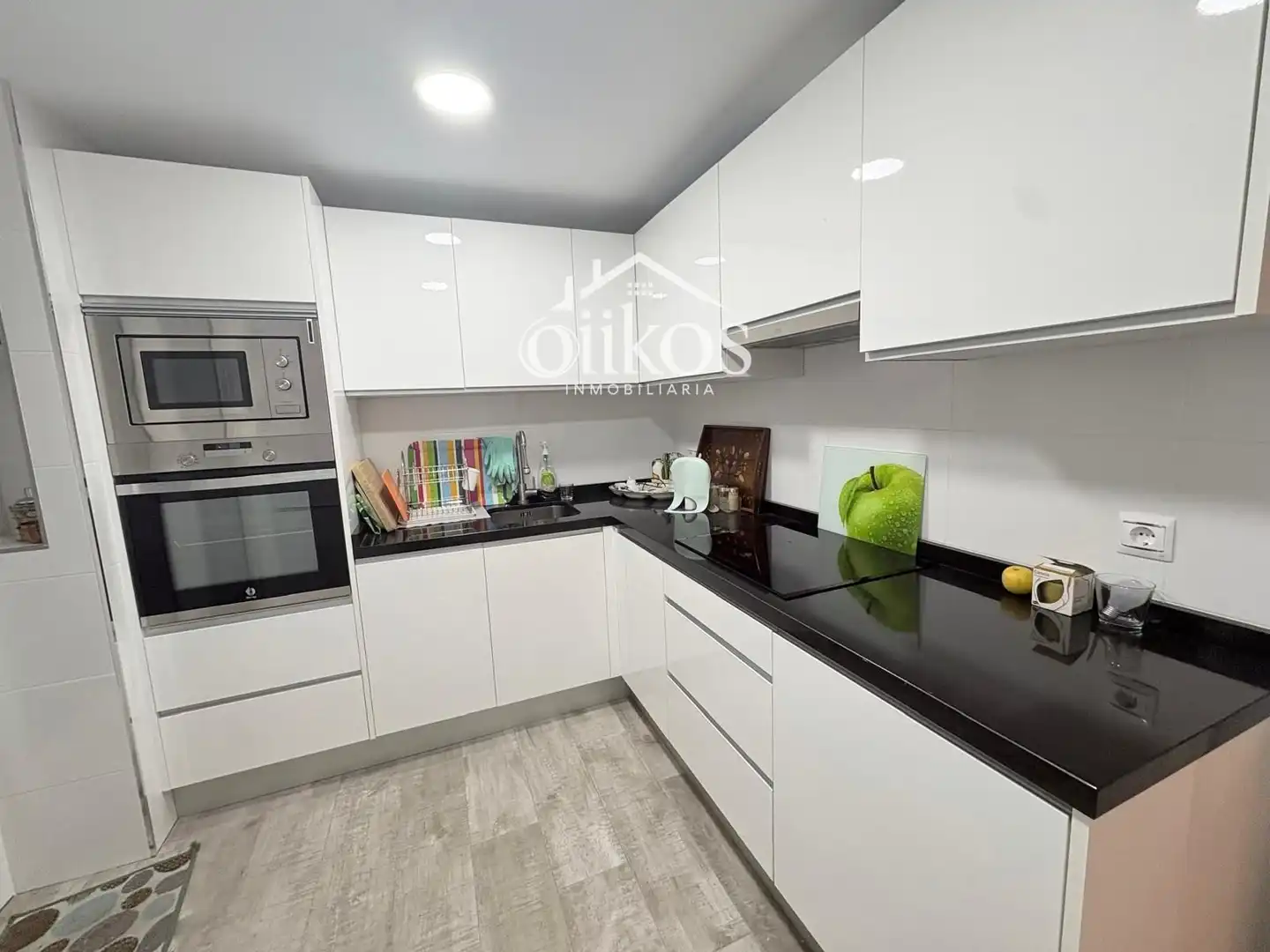 Küche von Wohnung zum Verkauf in Salamanca mit Heizung, Parkett und Balkon
