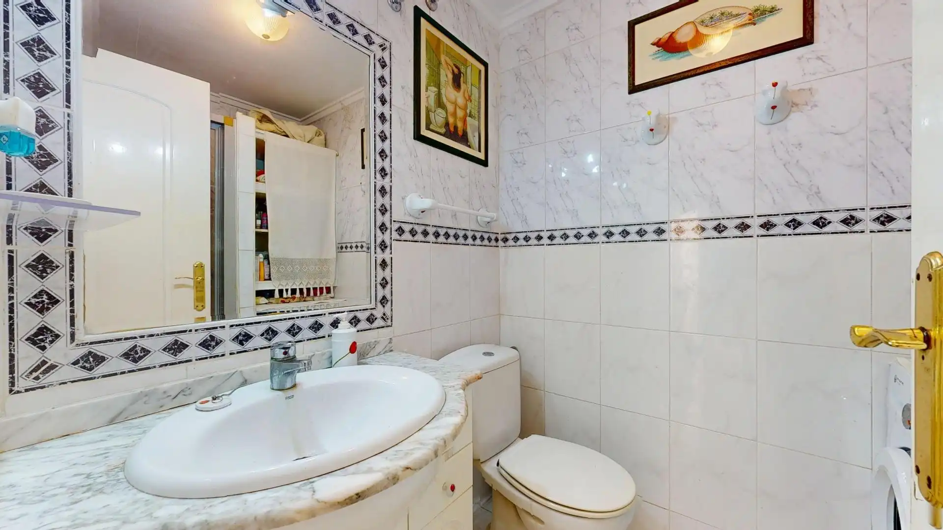 Baño de Apartamento en venta en Orihuela con Aire acondicionado, Jardín privado y Terraza