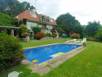 Swimming pool of House or chalet for sale in Pontevedra Capital   with Private garden, Terrace and Swimming Pool