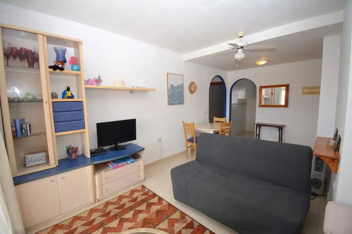 Sala d'estar de Apartament en venda en Dénia amb Terrassa, Forn i Alarma