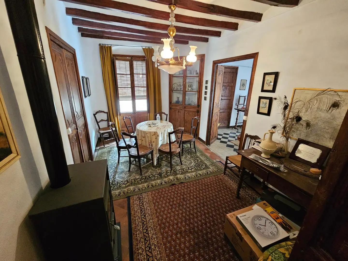 Esszimmer von Einfamilien-Reihenhaus zum Verkauf in Poboleda mit Terrasse, Abstellraum und Balkon