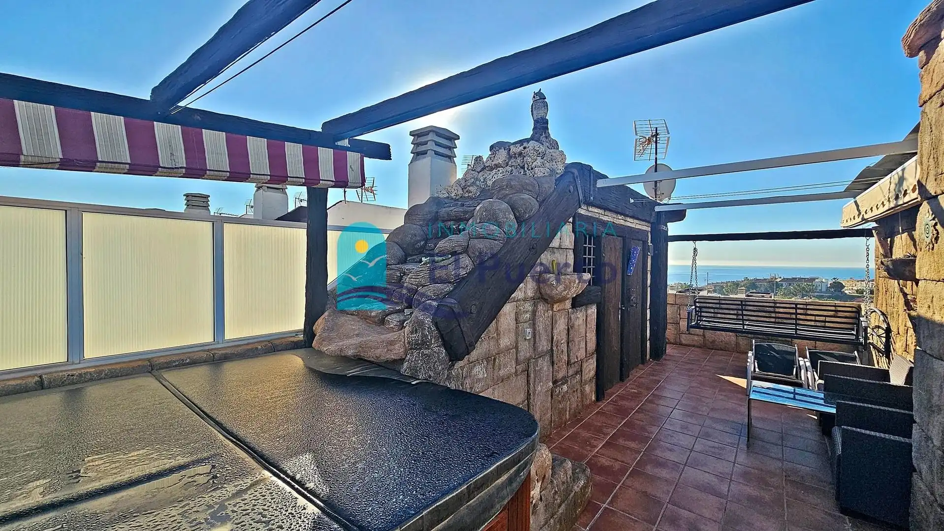 Terrace of Duplexes for sale in Mazarrón  with Air Conditioner, Terrace and Storage room