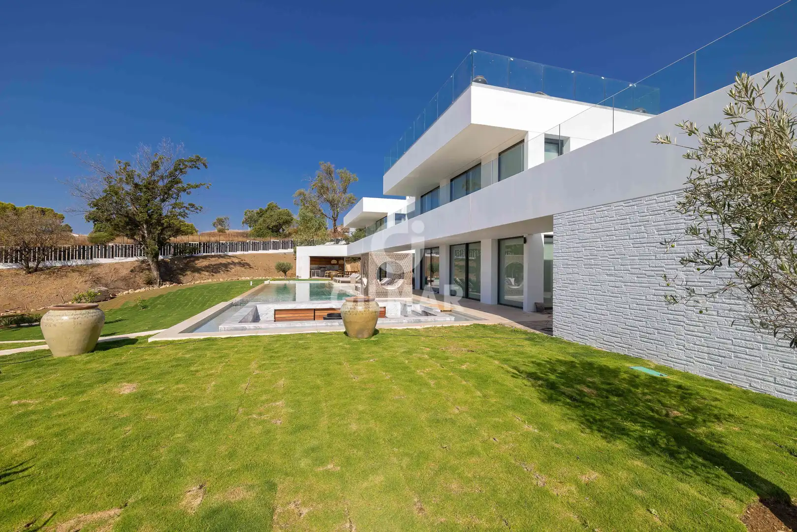 Garden of Houses for sale in Benalmádena  with Heating, Private garden and Swimming Pool
