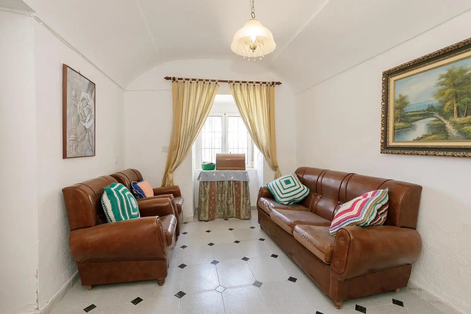 Sala de estar de Finca rústica en venta en Castilléjar con Calefacción y Jardín privado