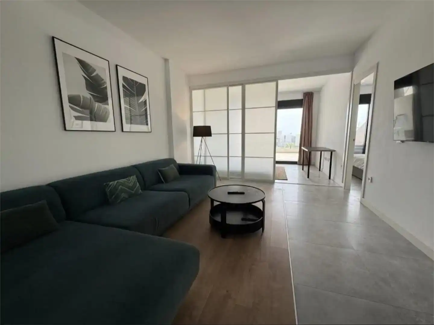Sala d'estar de Dúplex en venda en Finestrat amb Aire condicionat i Piscina