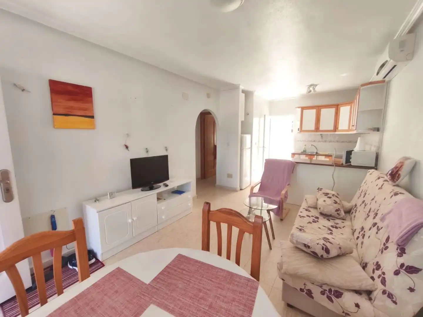 Living room of Apartments for sale in Orihuela  with Air Conditioner, Terrace and Furnished