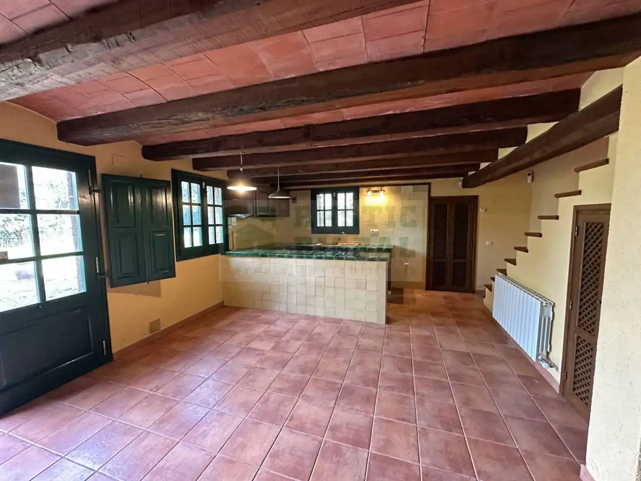 Cocina de Finca rústica en venta en Sant Joan de Mollet con Calefacción, Jardín privado y Terraza