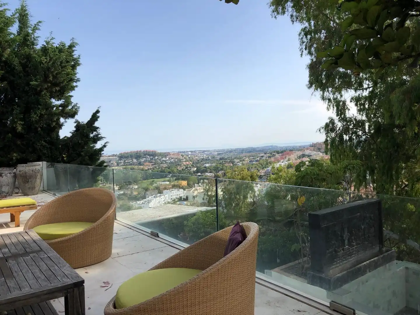 Terrace of Houses for rent in Marbella  with Furnished