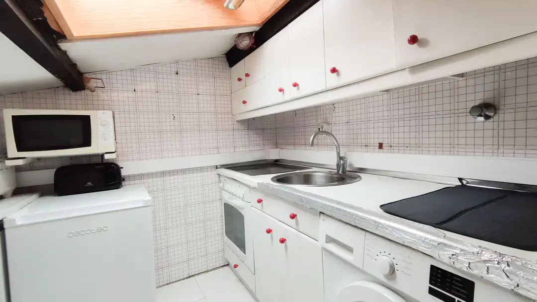 Kitchen of Flat for sale in Donostia - San Sebastián   with Heating and Furnished