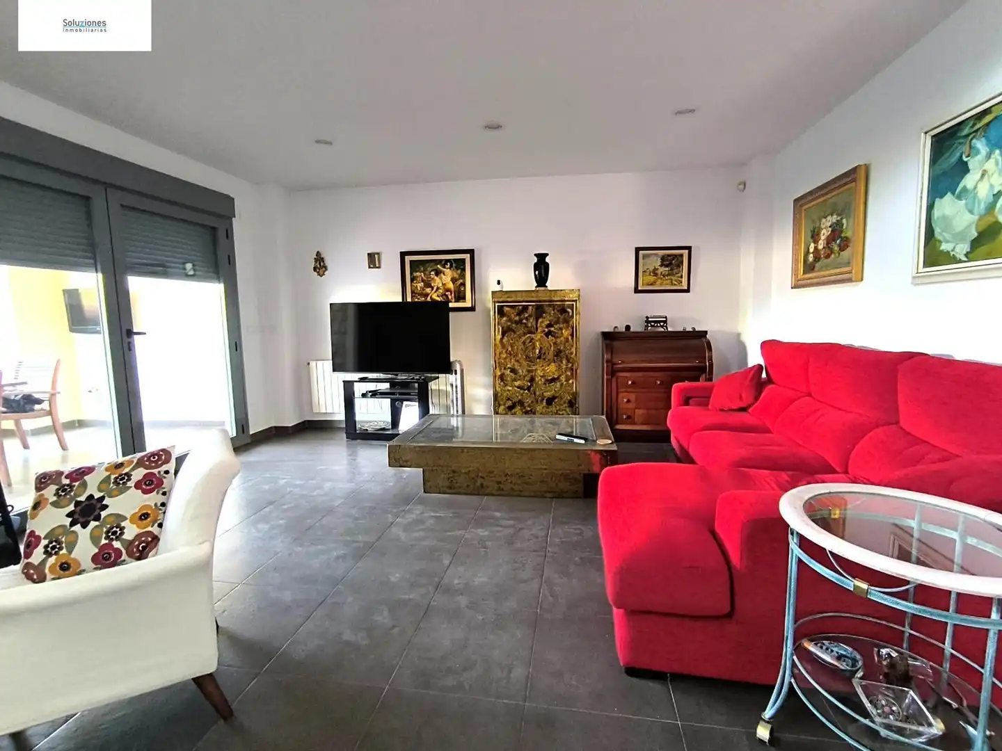 Sala de estar de Casa o chalet en venta en Albacete con Aire acondicionado, Calefacción y Jardín privado