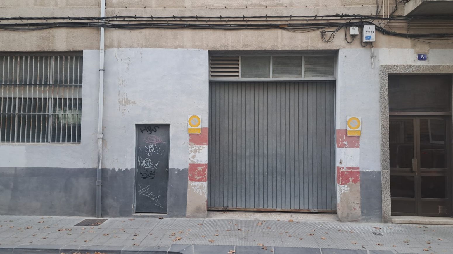 Vista exterior de Garaje en venta en Burlada / Burlata