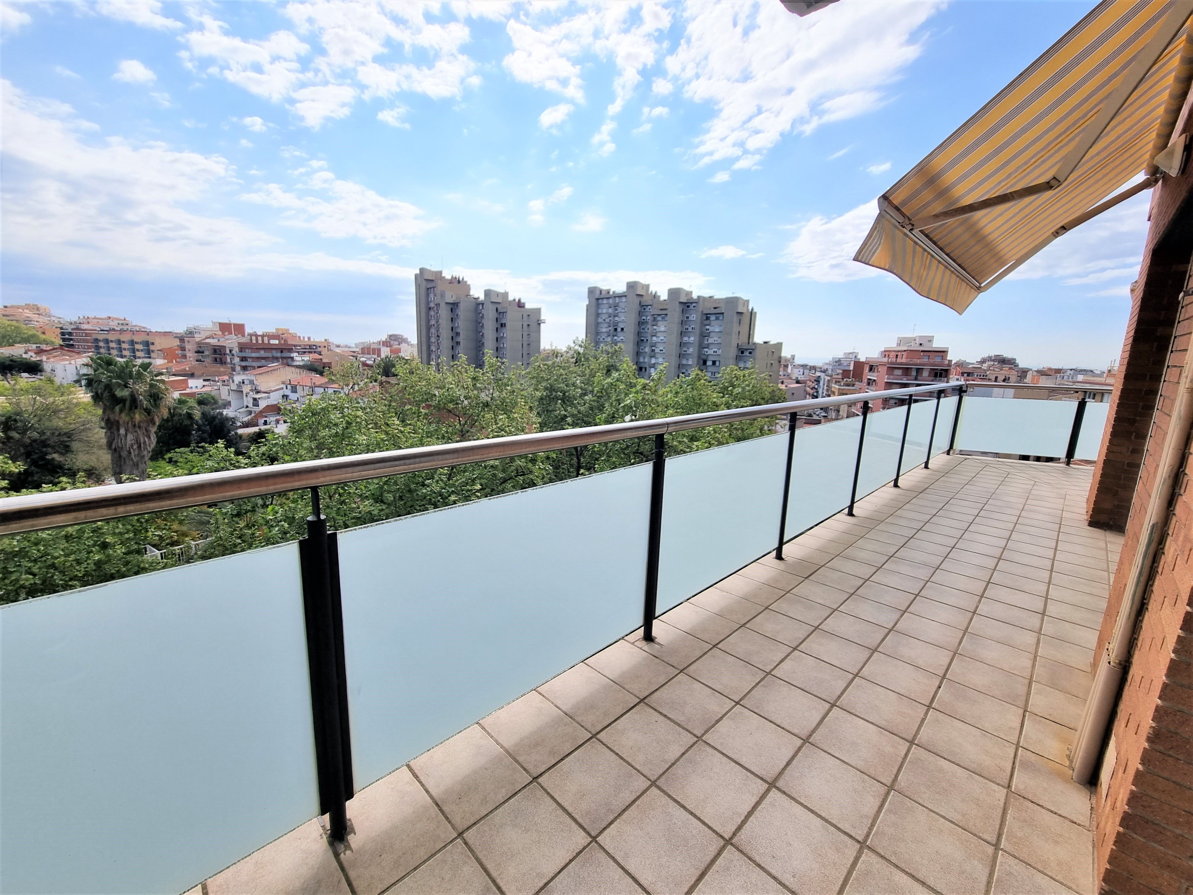 Terrace of Attic for sale in Badalona  with Air Conditioner, Heating and Parquet flooring