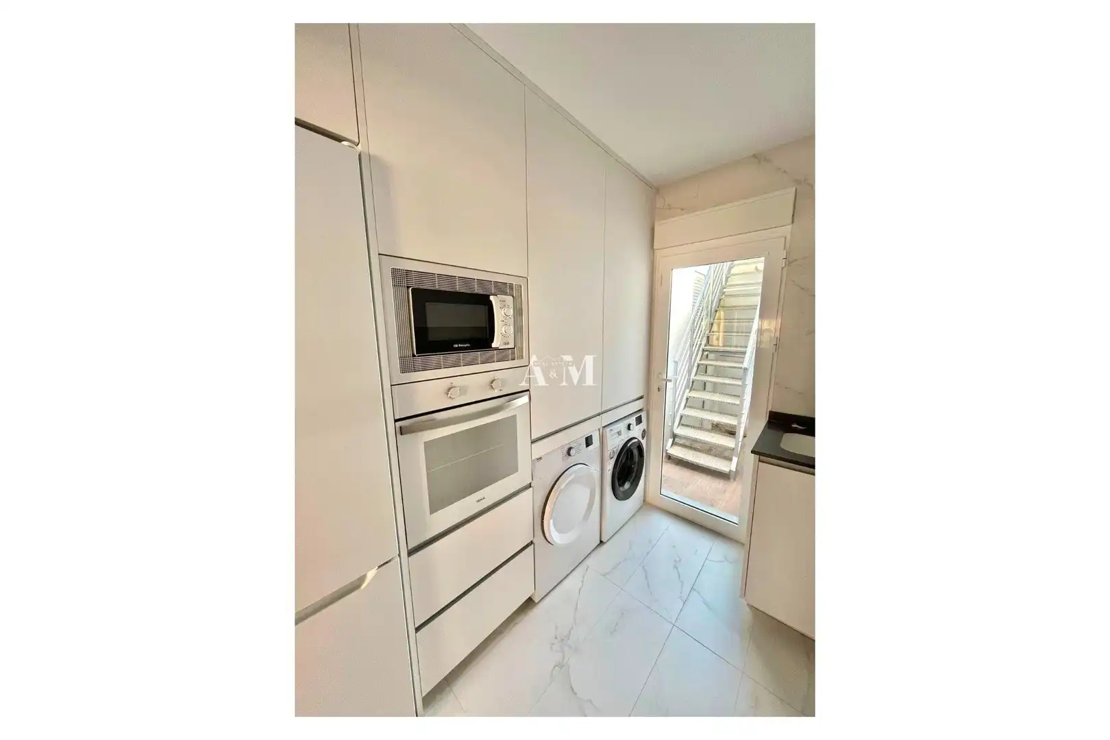 Kitchen of Flat for rent in San Pedro del Pinatar  with Oven, Washing machine and Microwave