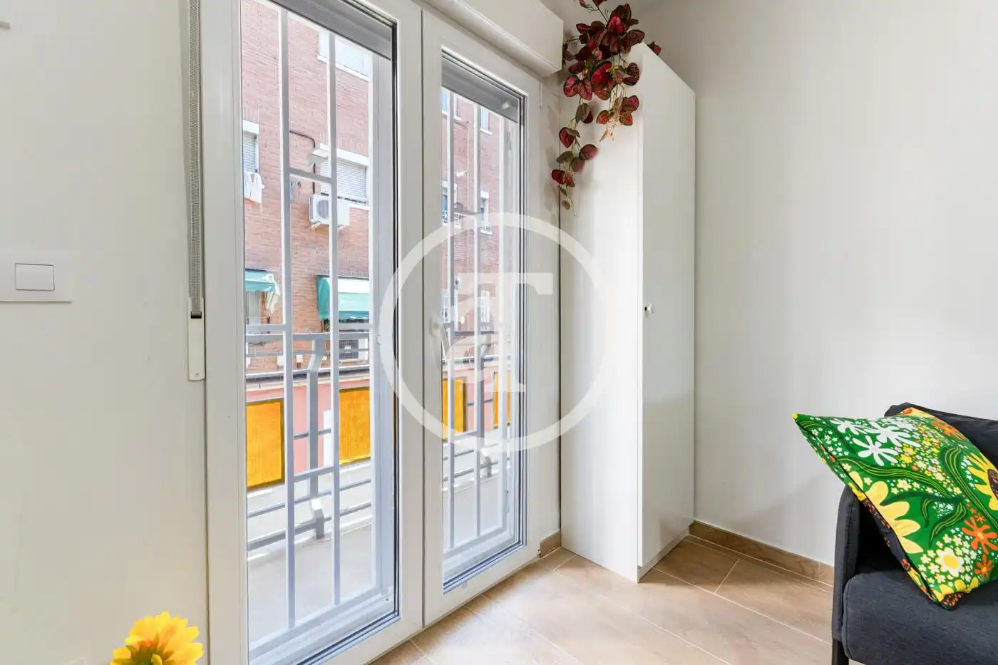 Terraza de Piso de alquiler en Madrid con Aire acondicionado, Calefacción y Amueblado