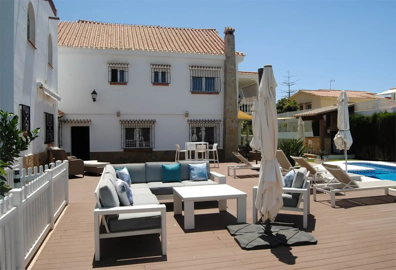 Terraza de Casa o chalet en venta en Vélez-Málaga con Aire acondicionado, Jardín privado y Terraza