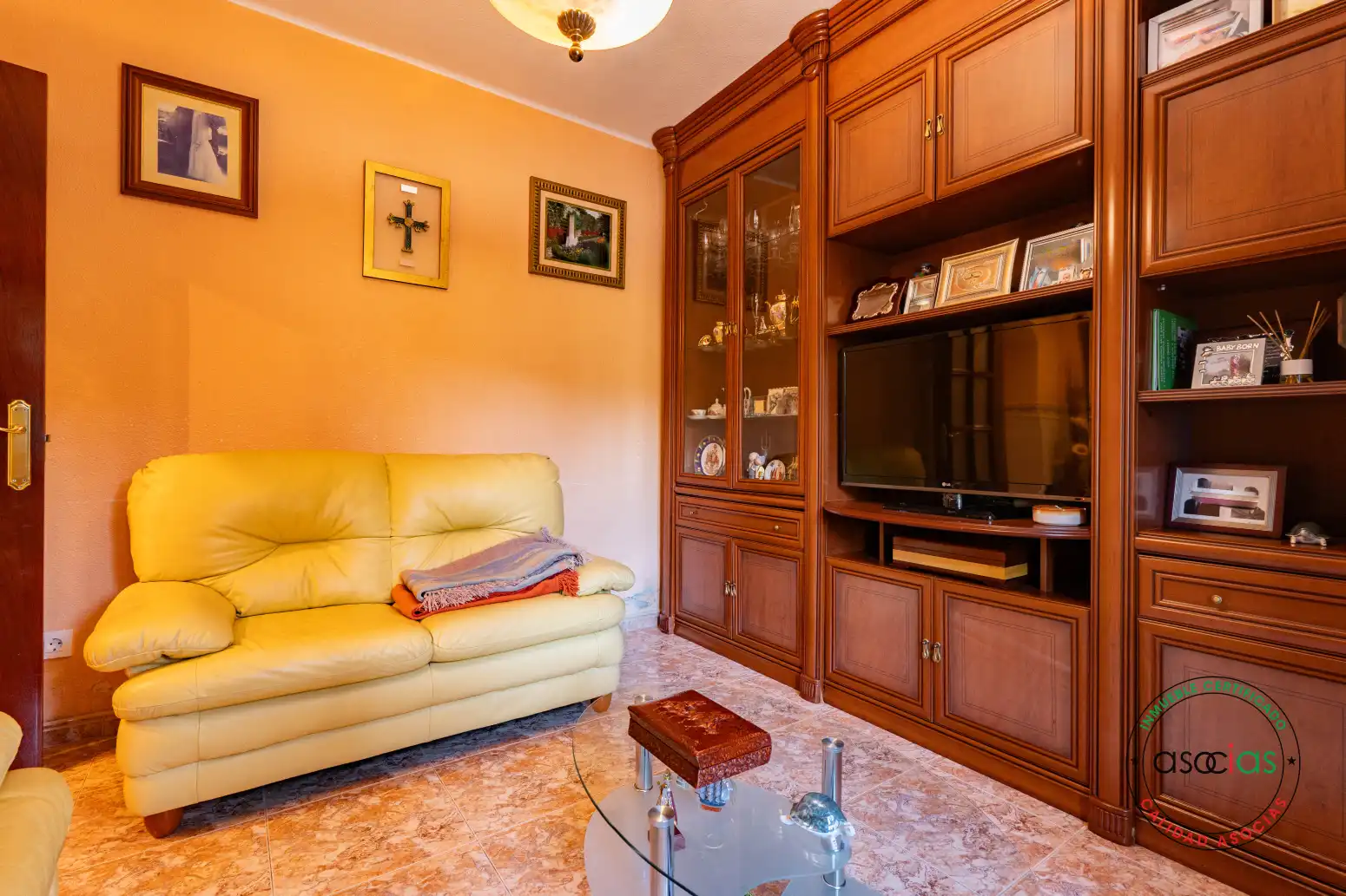 Sala de estar de Casa o chalet en venta en Gijón  con Calefacción y Amueblado
