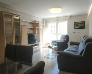 Living room of Flat to rent in Burlada / Burlata  with Heating, Parquet flooring and Balcony