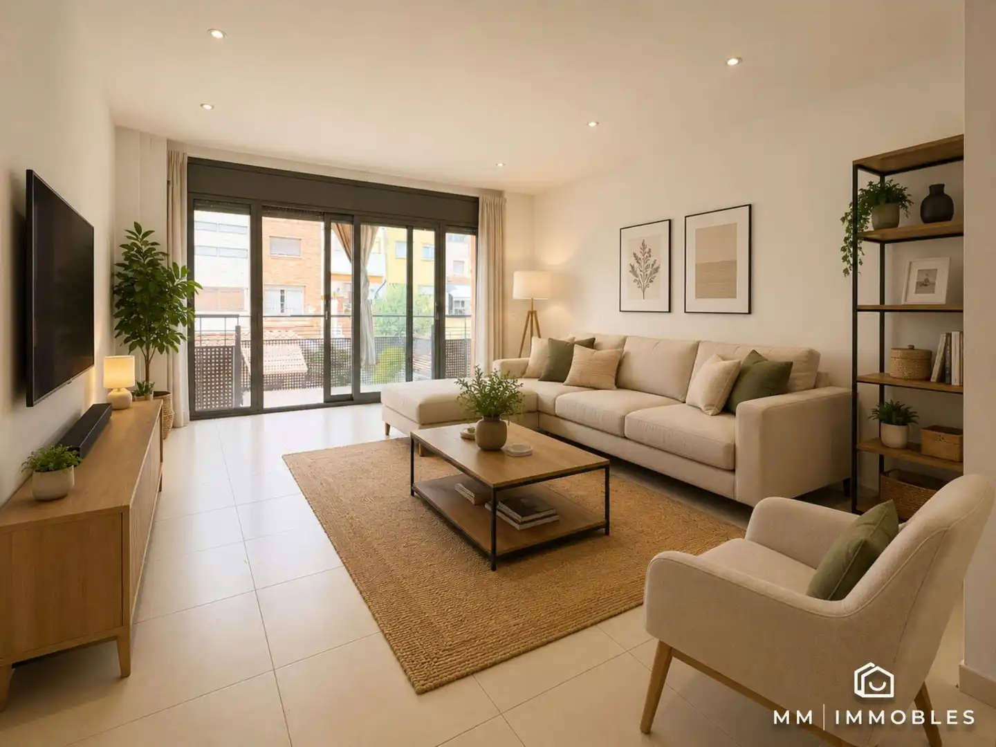 Living room of Attic for sale in Granollers  with Heating and Terrace
