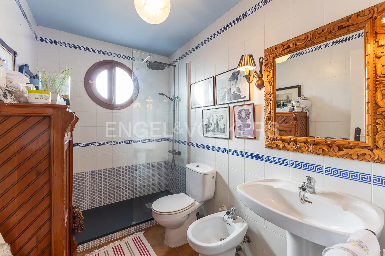 Baño de Casa adosada en venta en Viver con Calefacción, Terraza y Amueblado