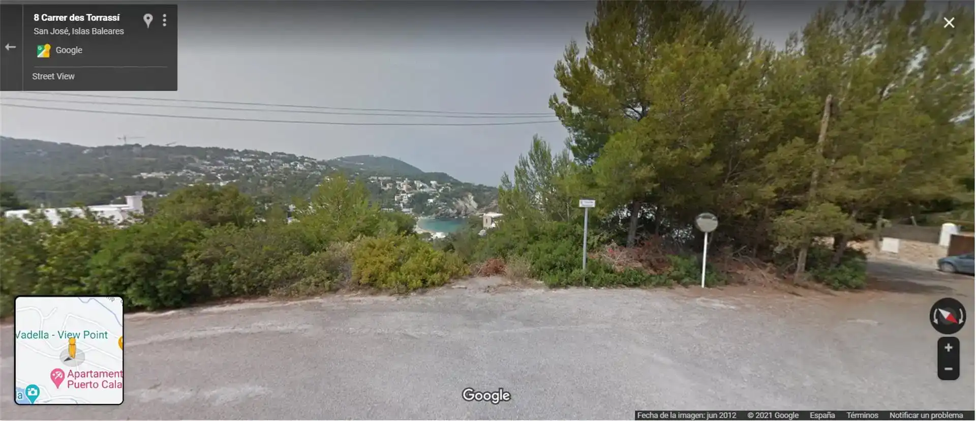 Land for sale in Cala Vedella - Cala Tarida  