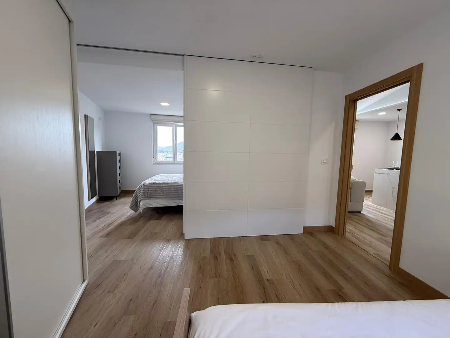 Bedroom of Flat for rent in Camariñas  with Heating, Parquet flooring and Furnished