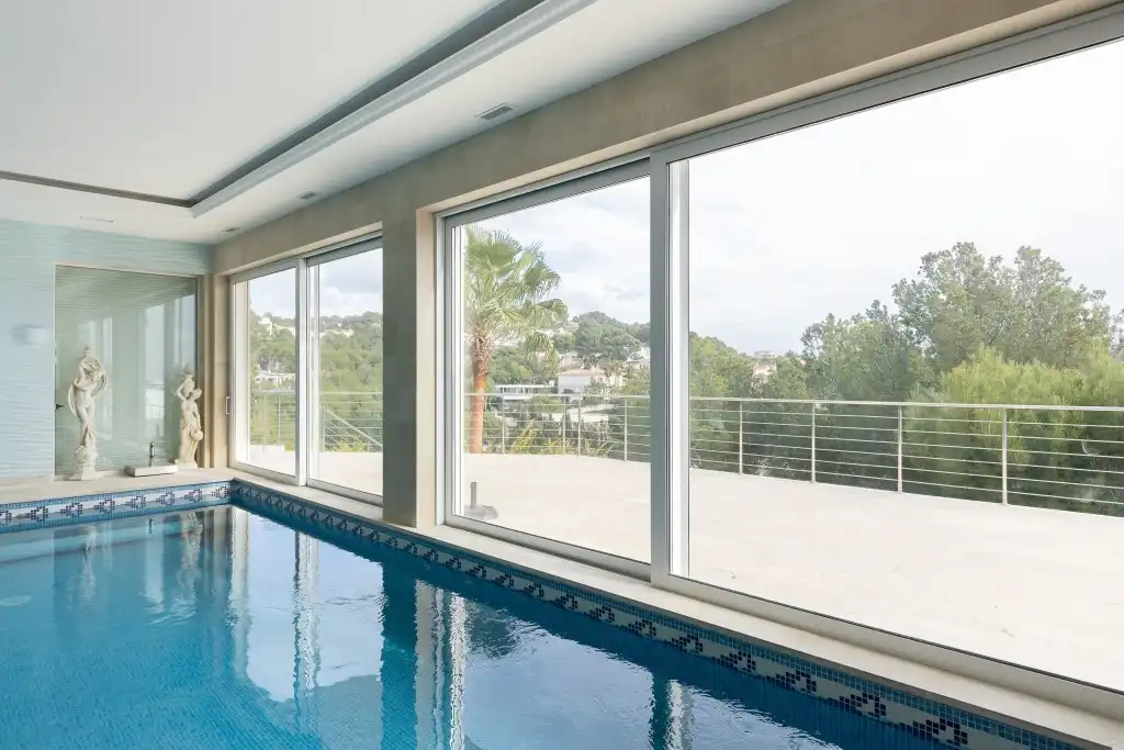 Piscina de Casa o xalet en venda en Calvià amb Aire condicionat, Jardí privat i Terrassa