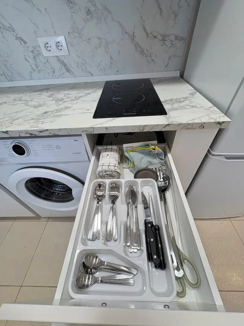 Cocina de Estudio de alquiler en Arnedo con Aire acondicionado, Calefacción y Amueblado