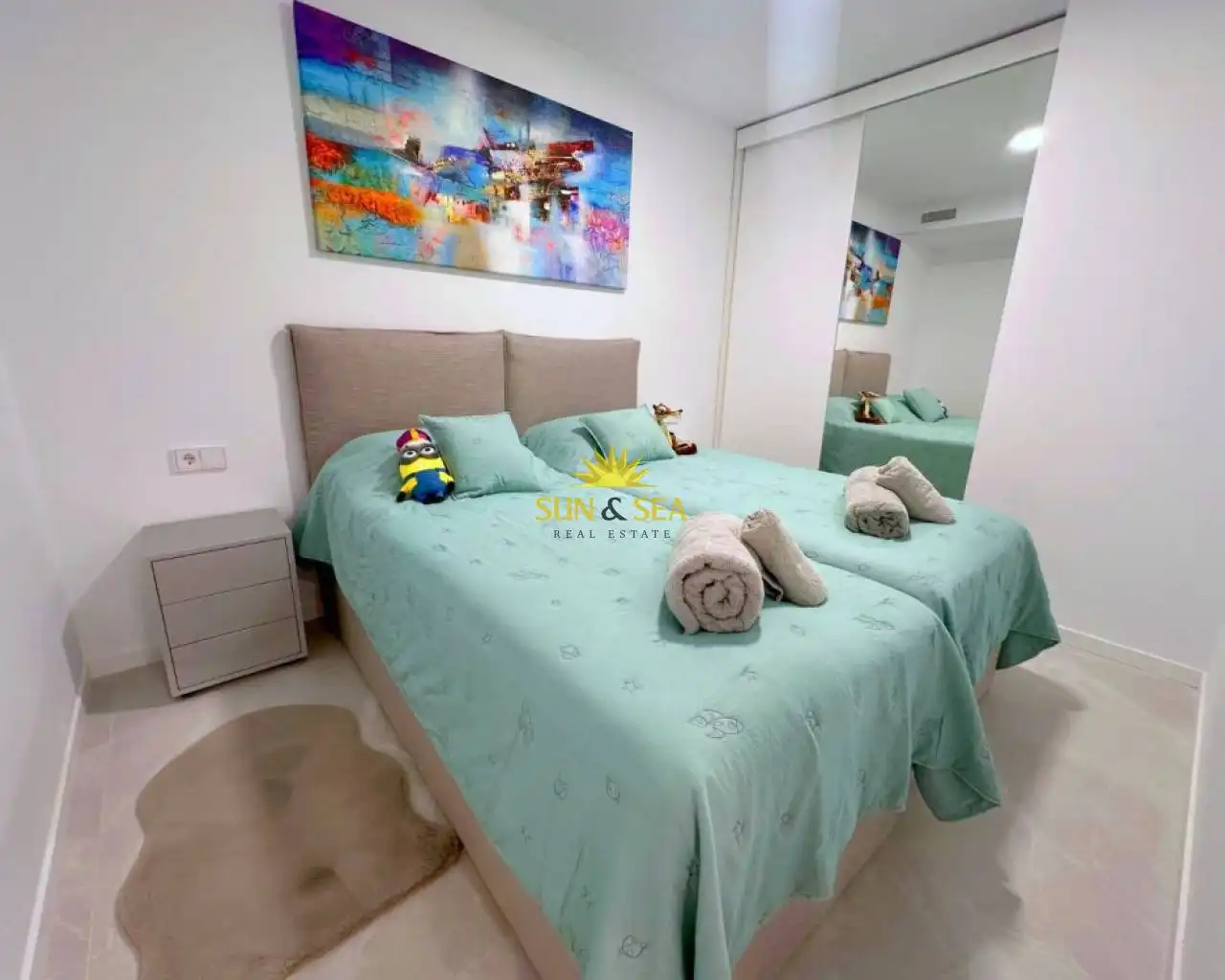 Habitación de Planta baja de alquiler en Finestrat con Aire acondicionado, Calefacción y Terraza