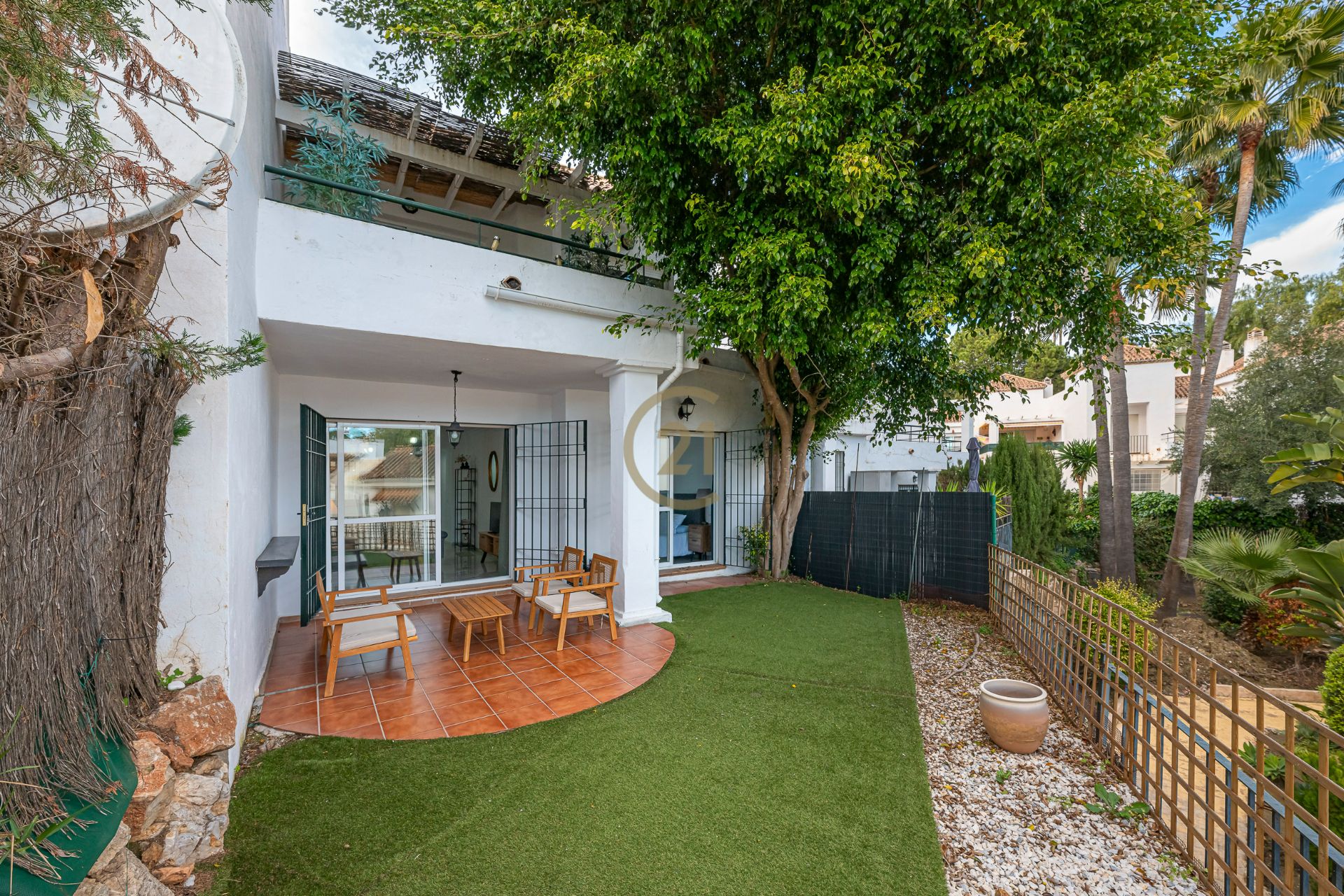 Terrace of Flat for sale in Marbella  with Air Conditioner, Heating and Private garden