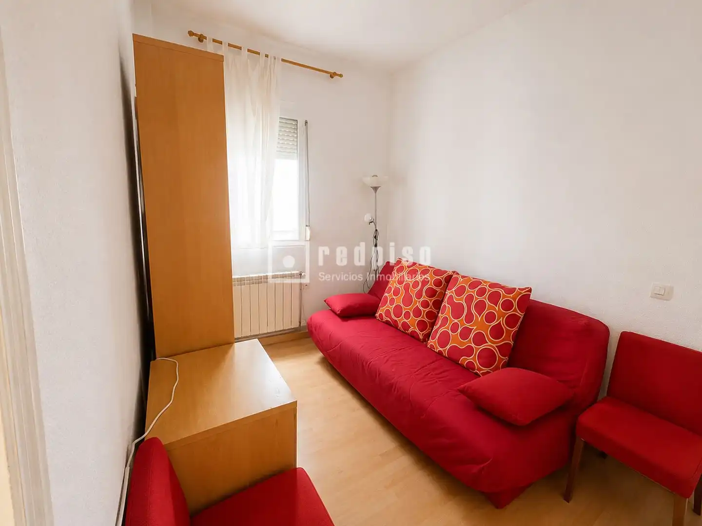 Bedroom of Flat for rent in Madrid  with Heating, Terrace and Furnished