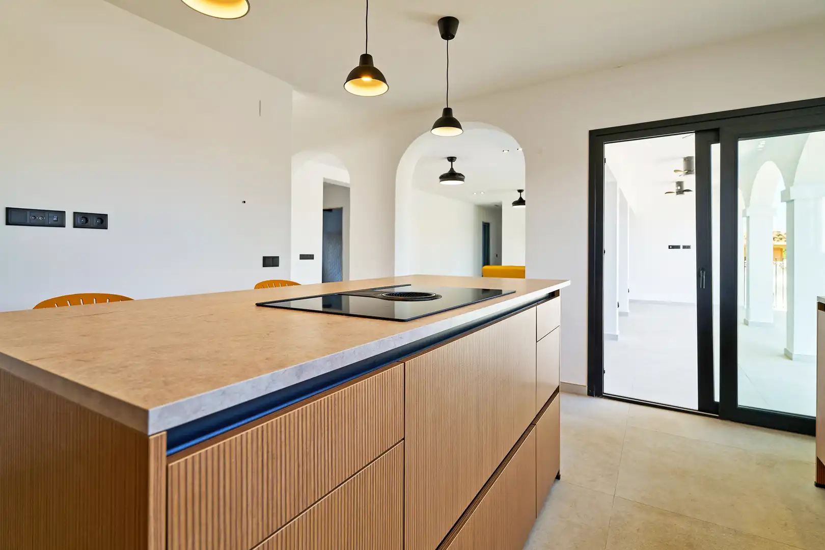 Küche von Haus oder Chalet zum Verkauf in Mijas mit Heizung, Privatgarten und Terrasse