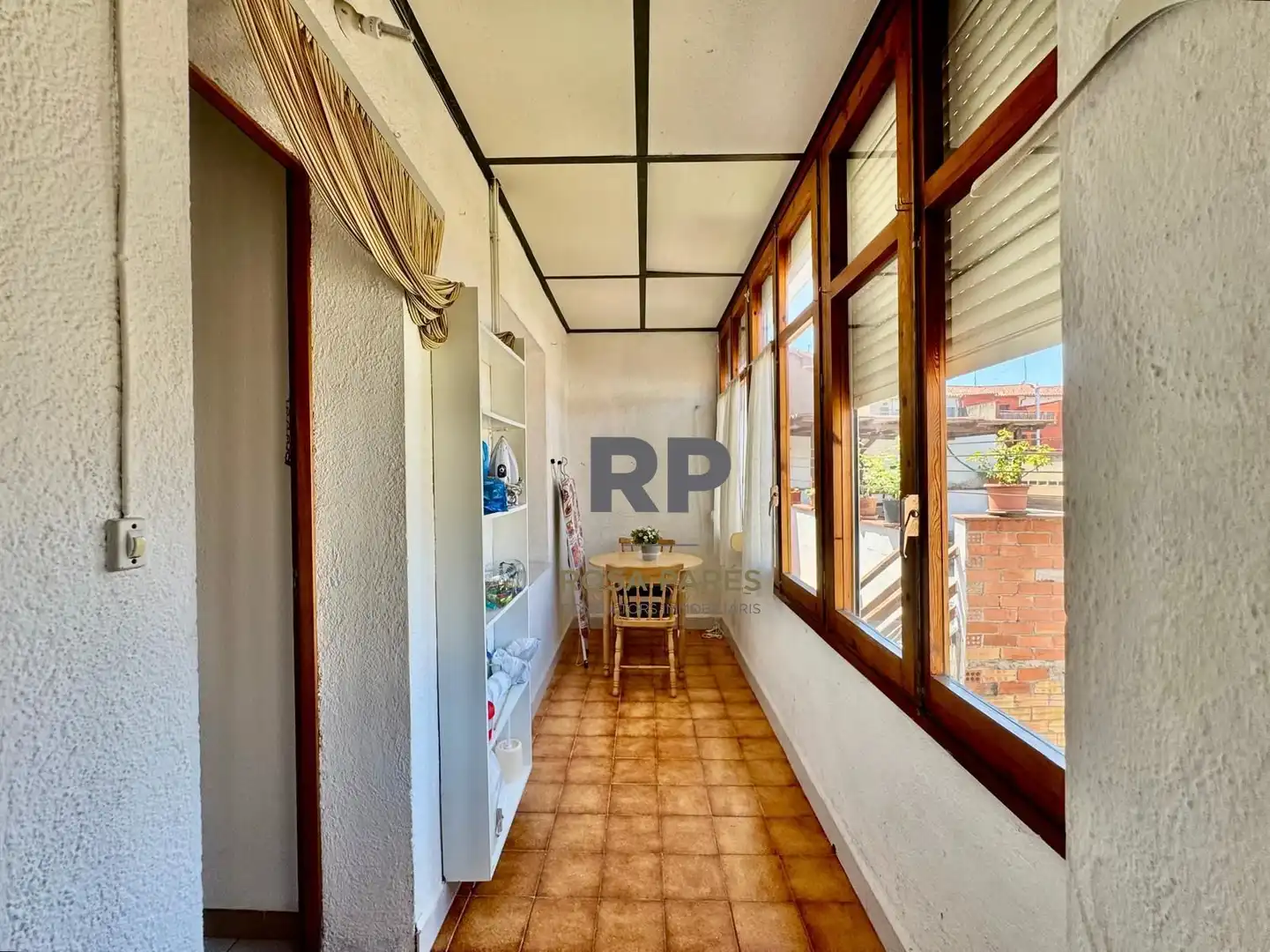 Balcony of Flat for sale in Manlleu  with Heating