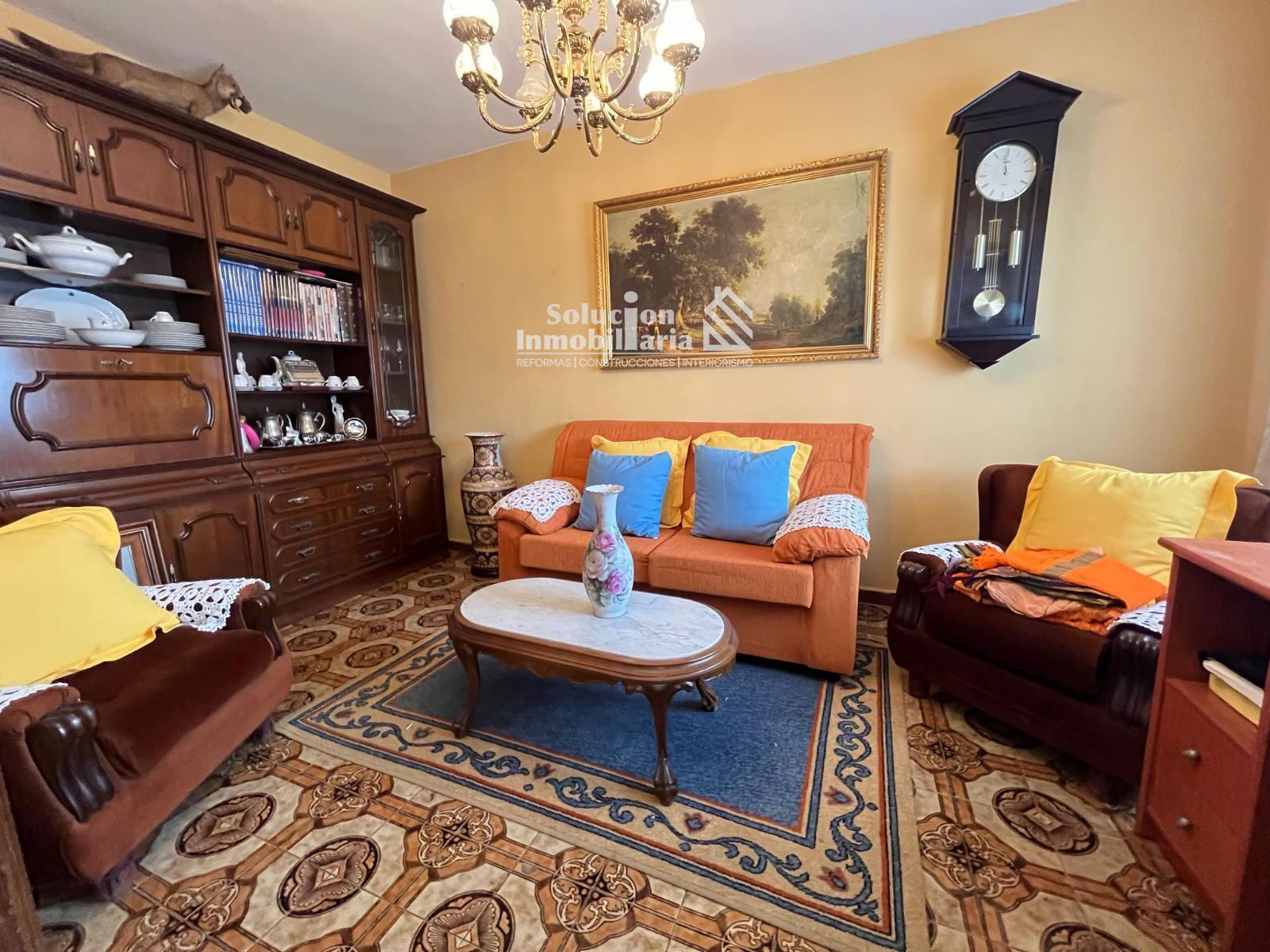 Living room of Flat for sale in Cabrerizos  with Heating, Terrace and Furnished