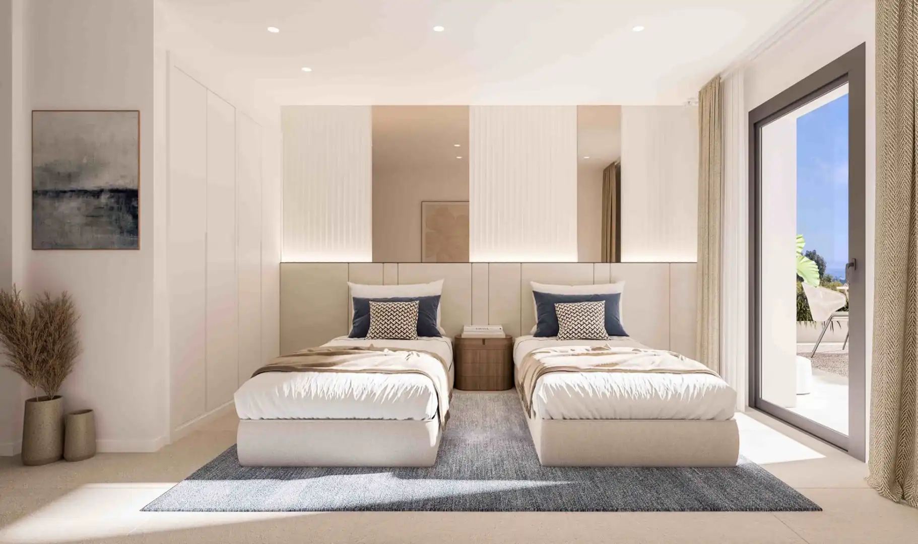 Habitación de Planta baja en venta en Estepona con Aire acondicionado, Jardín privado y Terraza