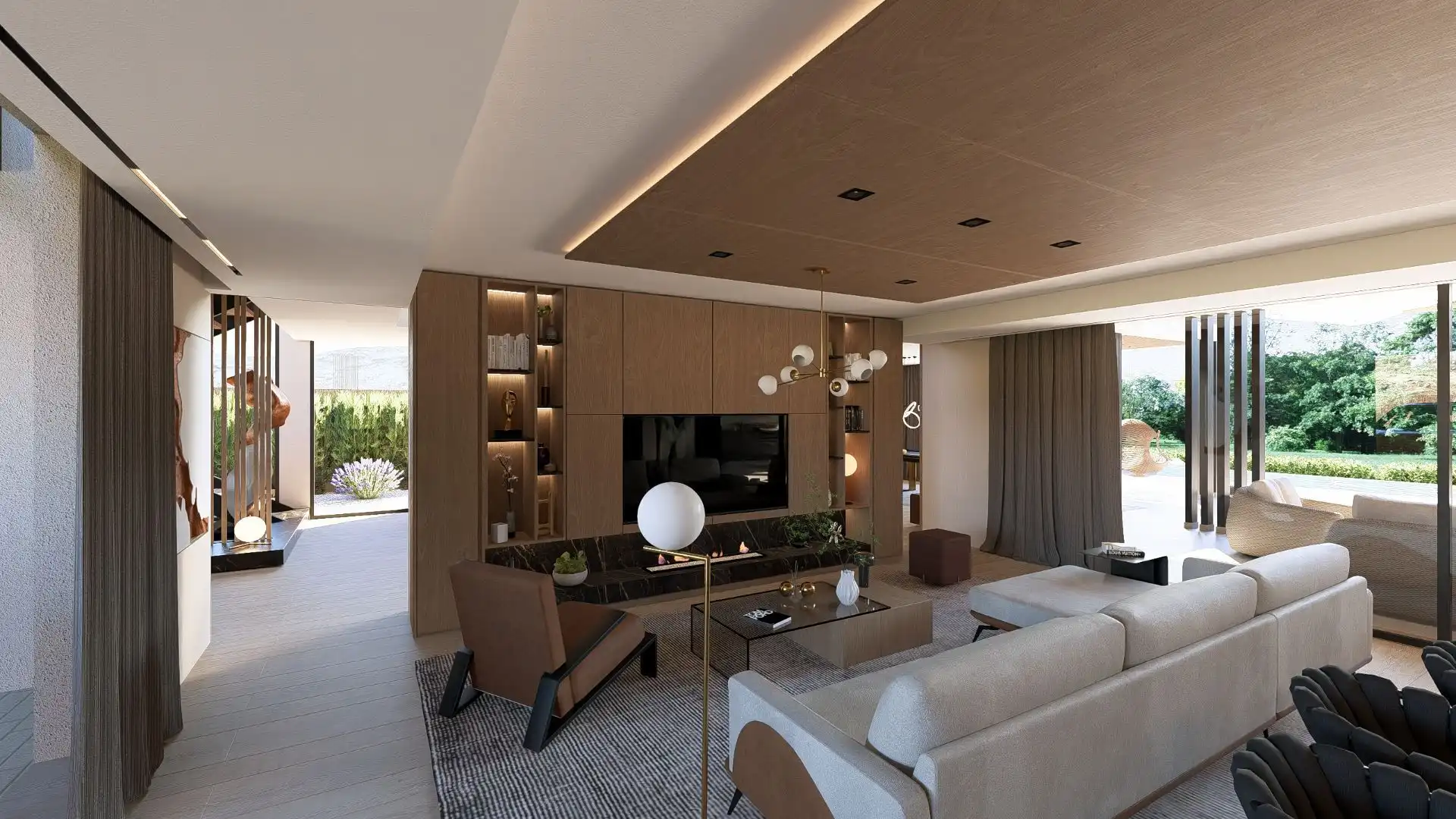 Living room of Houses for sale in Murcia  with Air Conditioner, Heating and Private garden