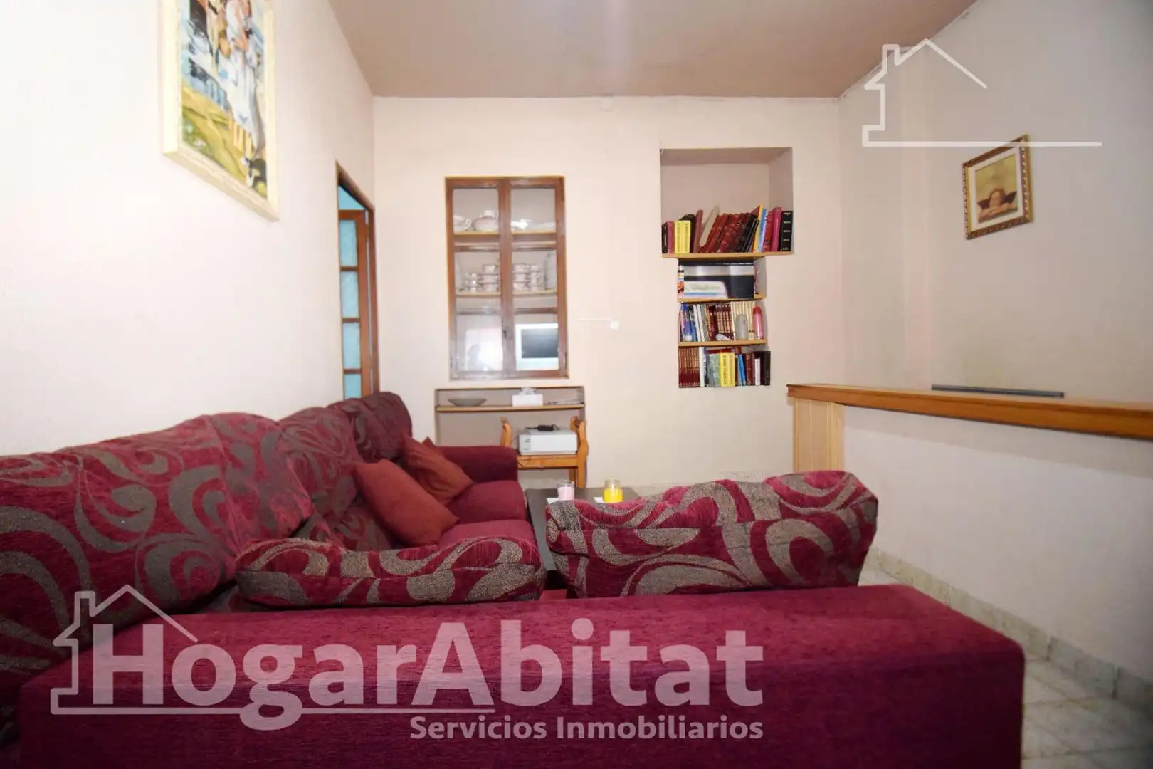 Wohnzimmer von Haus oder Chalet zum Verkauf in Burriana / Borriana mit Heizung, Terrasse und Möbliert