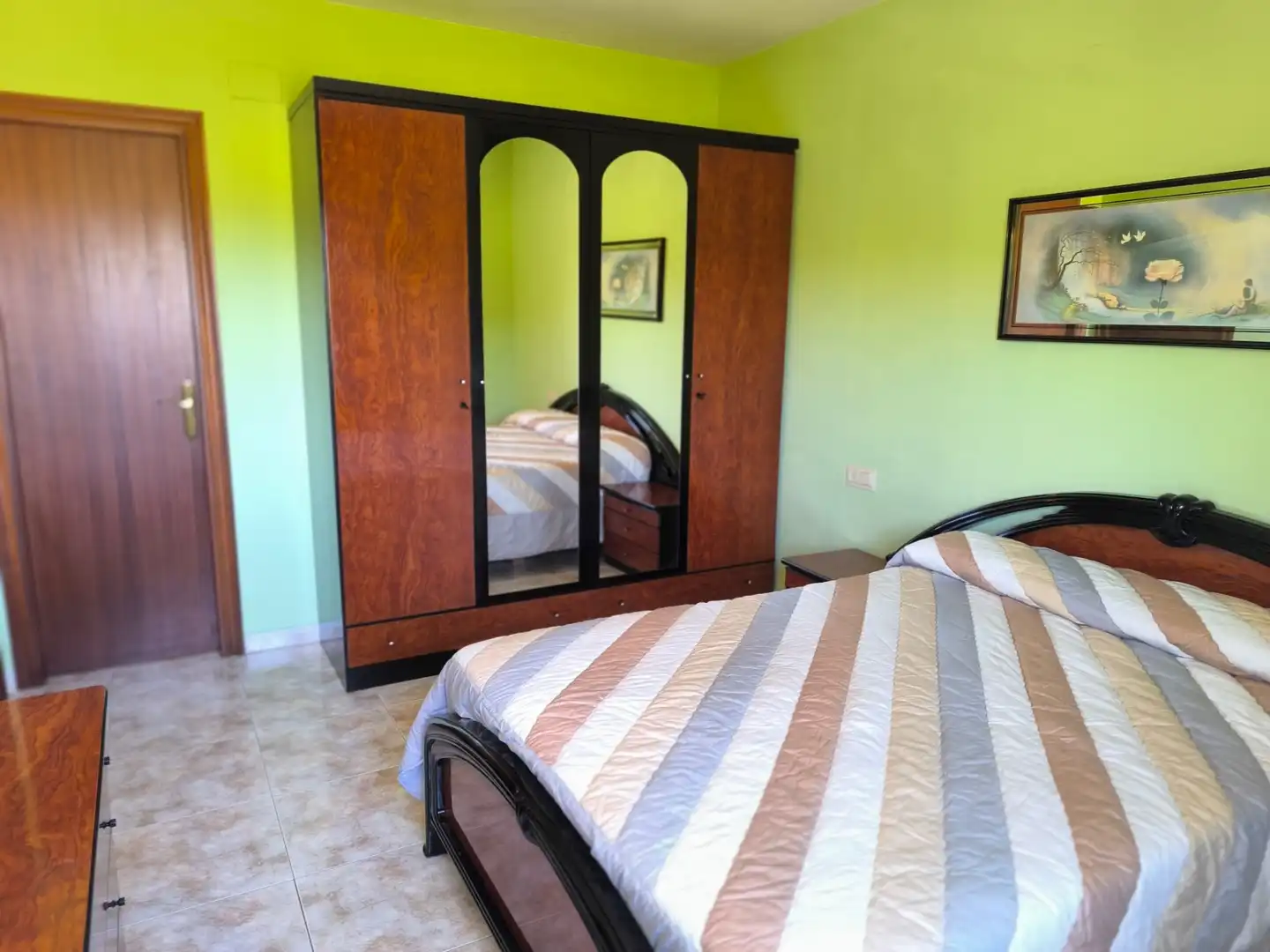 Schlafzimmer von Wohnung zum Verkauf in Blanes mit Möbliert und Balkon