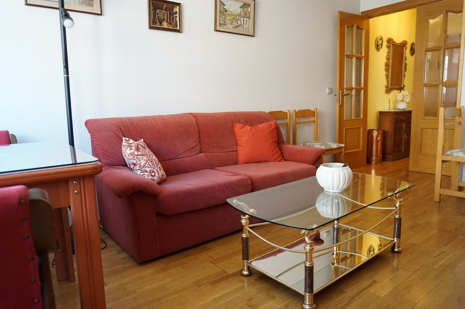 Living room of Flat for rent in Ávila Capital  with Heating, Furnished and Balcony